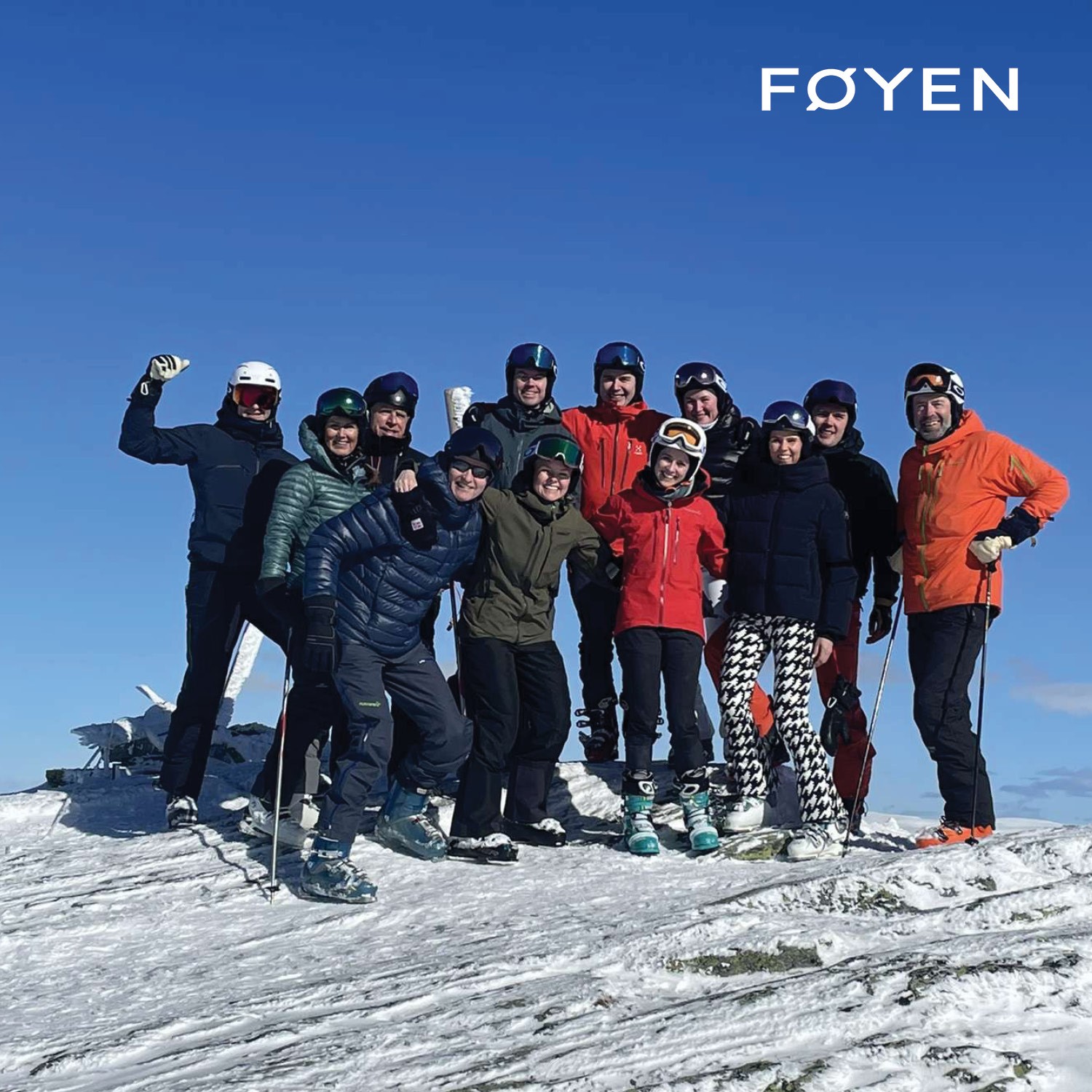Eiendomsavdelingen i Føyen på tur til Segelstadseterkampen på Kvitfjell
