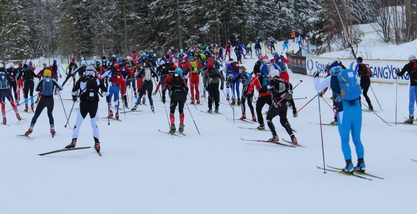 Bilde fra start SkøyteBirkere