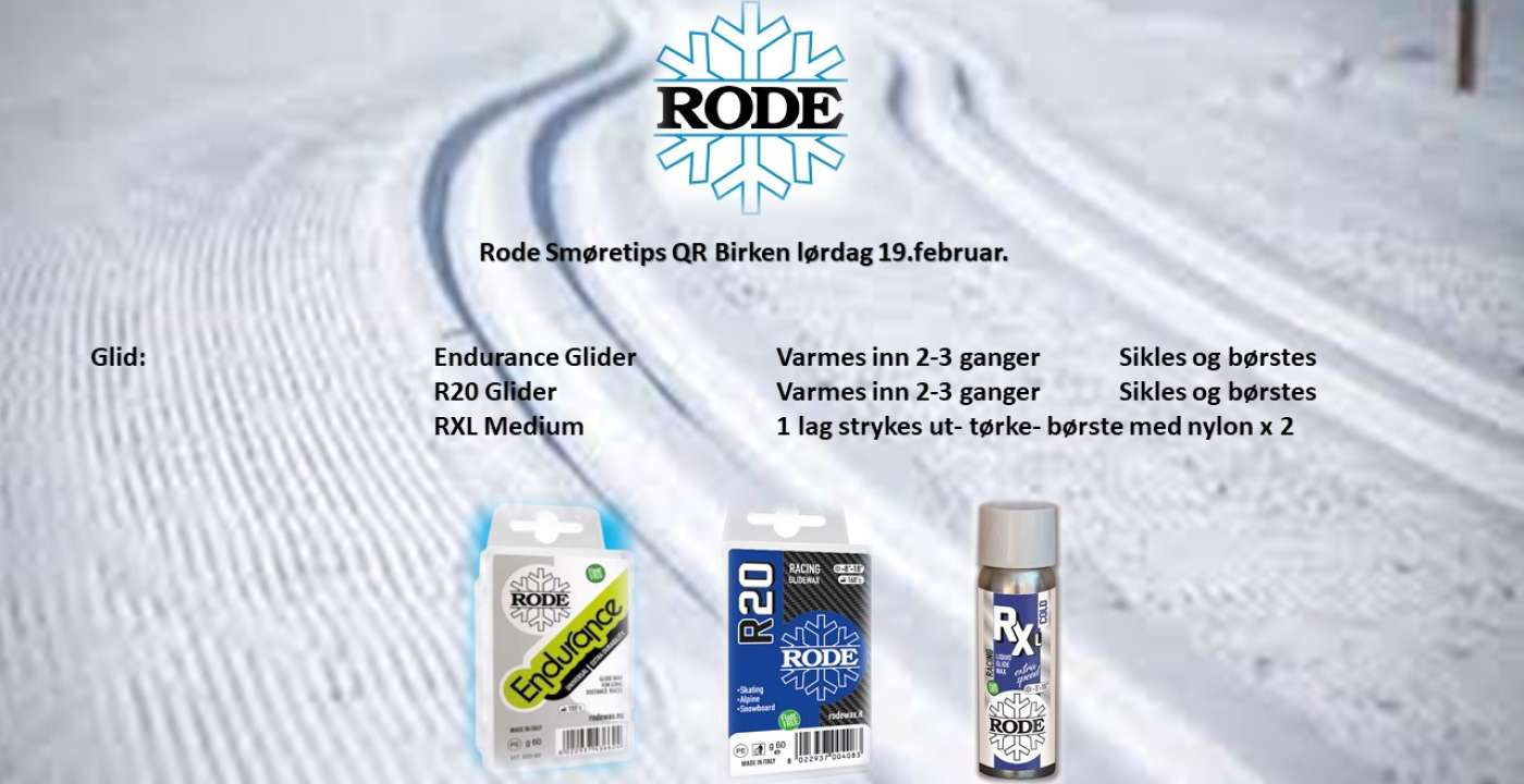 Smøretips glid Rode 26. februar