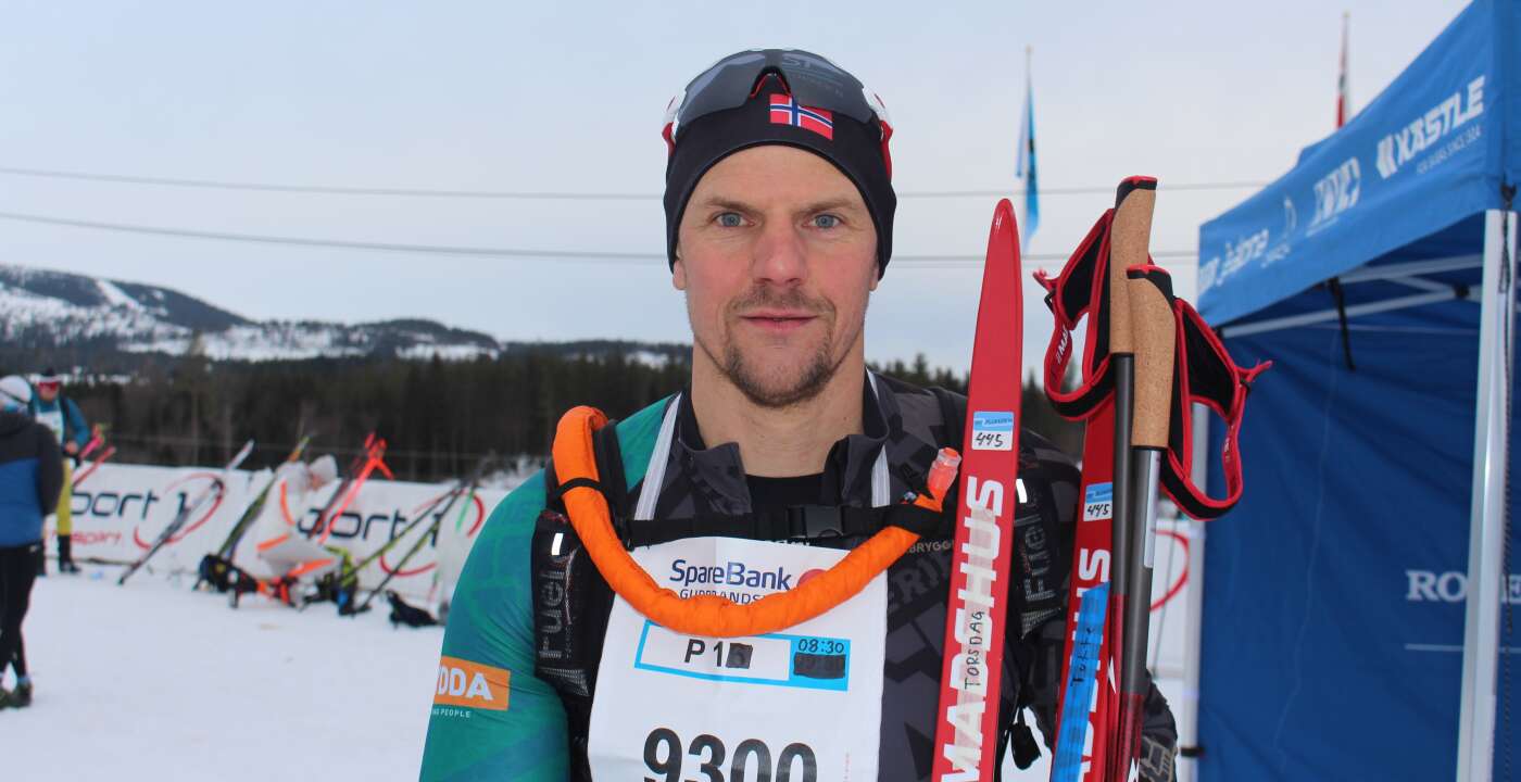 Olaf Tufte før start.